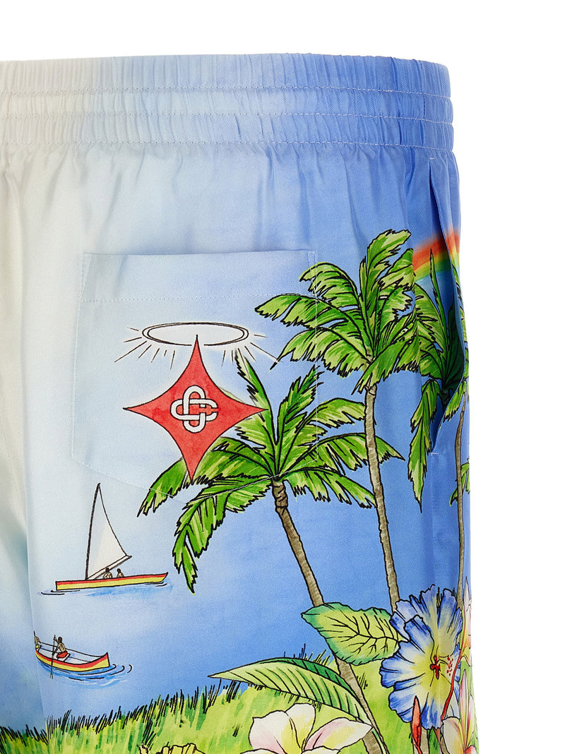 Casablanca Casablanca Aloha Bermuda Shorts
