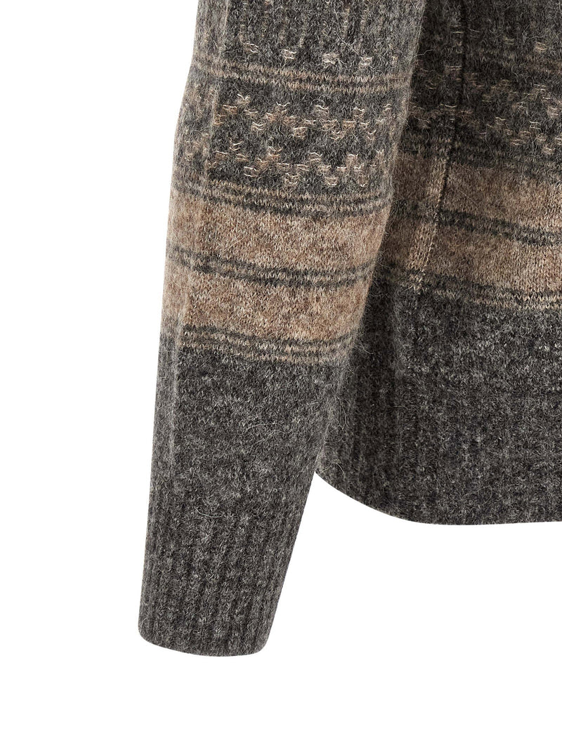 Brunello Cucinelli Brunello Cucinelli Nordic Jacquard Cardigan