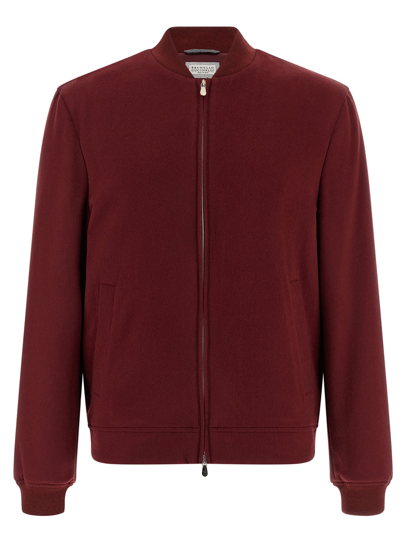 Brunello Cucinelli Cashmere Bomber Jacket - Cashmere - Style 0CRH60 | Ur... | Urbalenti™ NYC