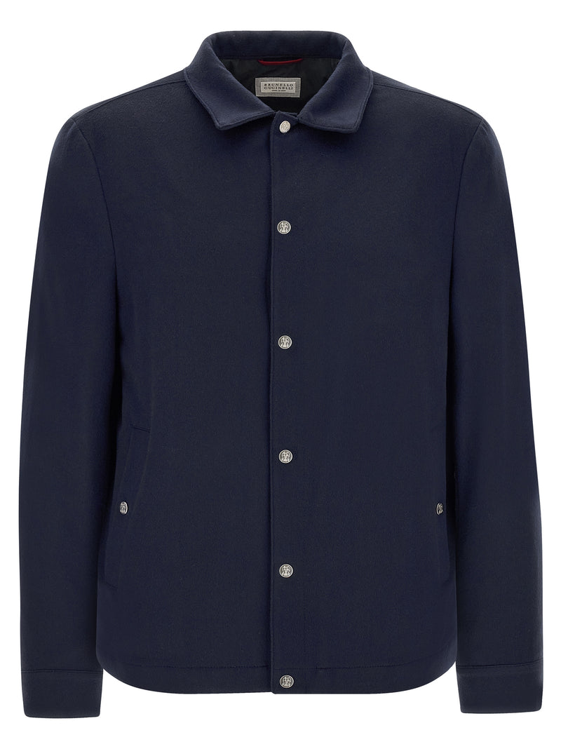 Brunello Cucinelli Flannel Overshirt | Urbalenti™ NYC