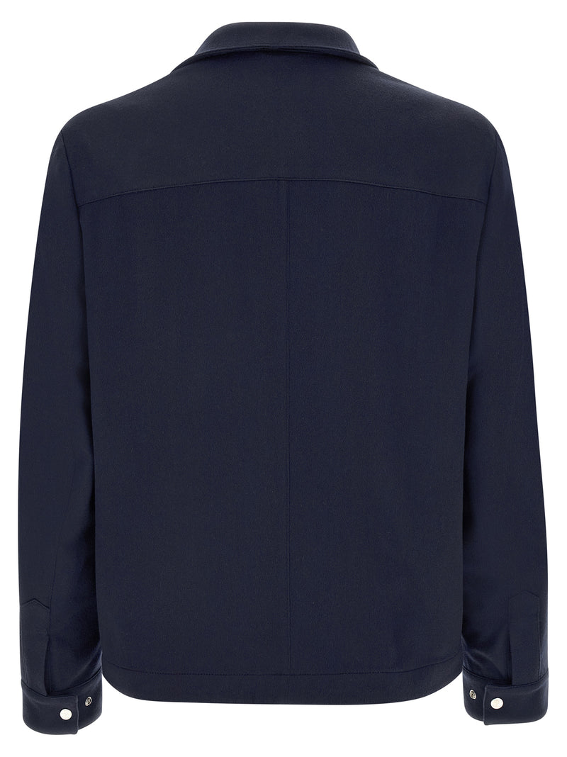 Brunello Cucinelli Flannel Overshirt | Urbalenti™ NYC
