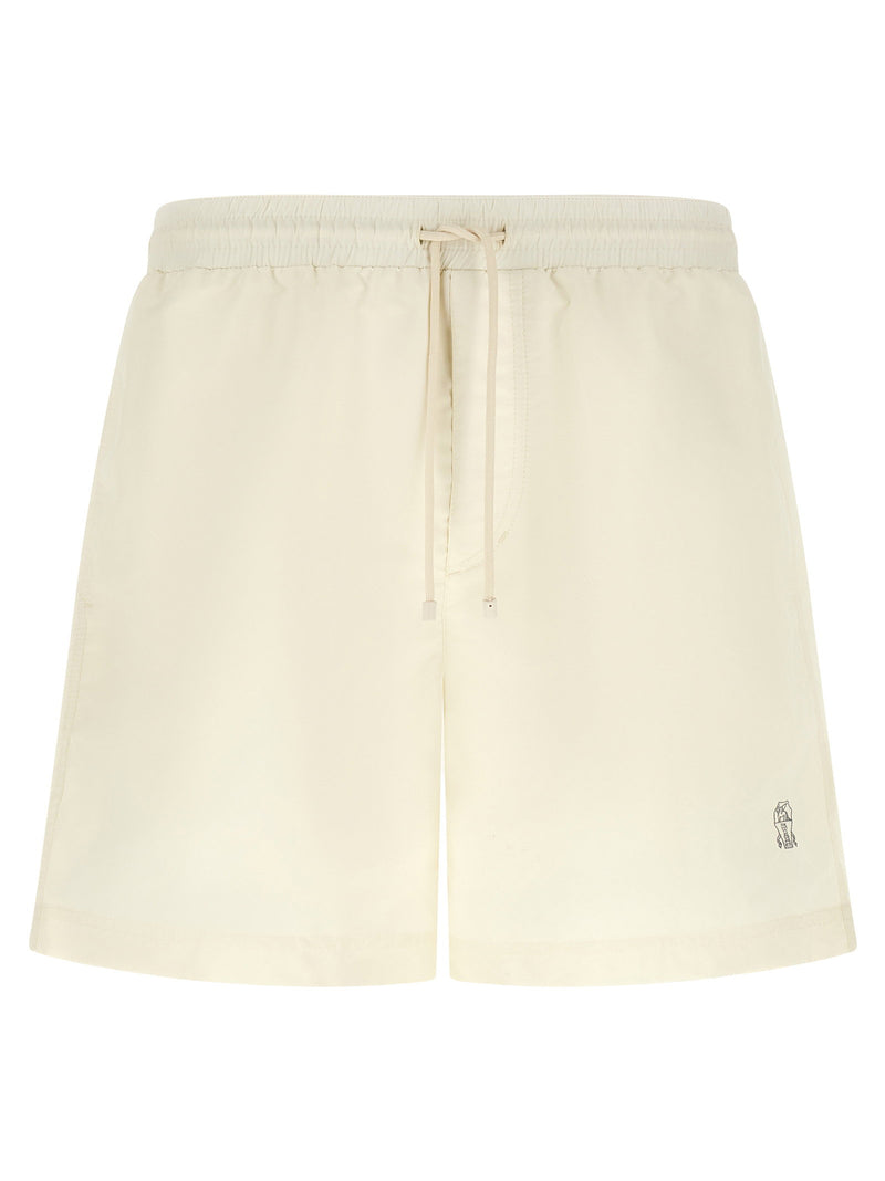Brunello Cucinelli Brunello Cucinelli Solomeo Logo Swimsuit