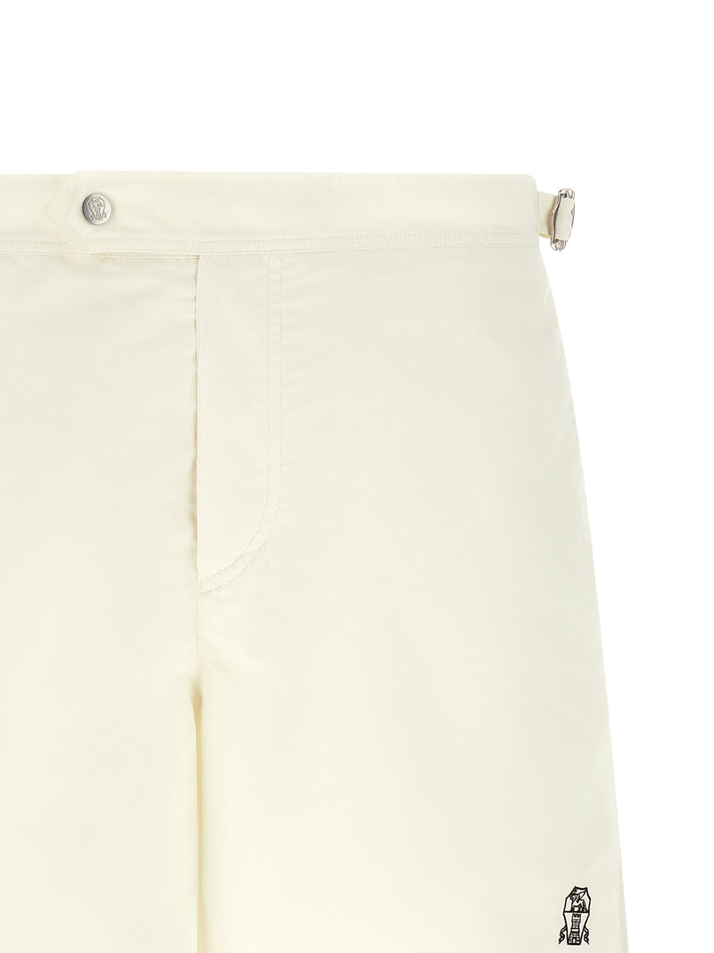 Brunello Cucinelli Brunello Cucinelli Logo Embroidery Swimsuit