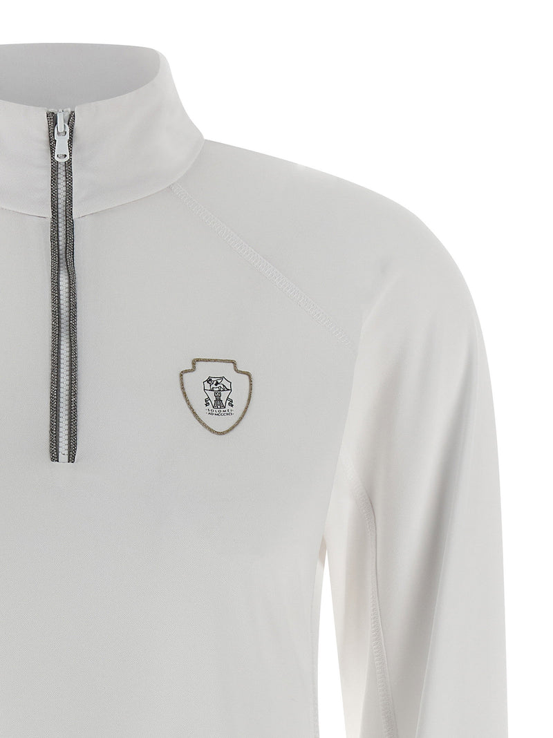 Brunello Cucinelli Brunello Cucinelli Precious Half Zip Sweater