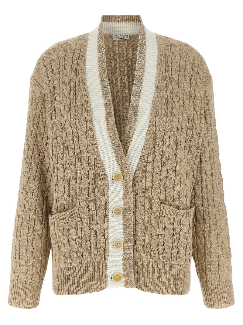 Brunello Cucinelli Braided Cardigan | Urbalenti™ NYC