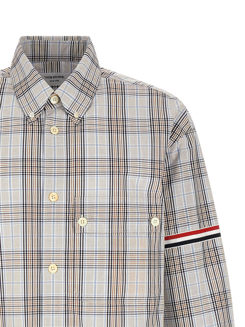 Thom Browne Thom Browne Oversized Rwb Shirt