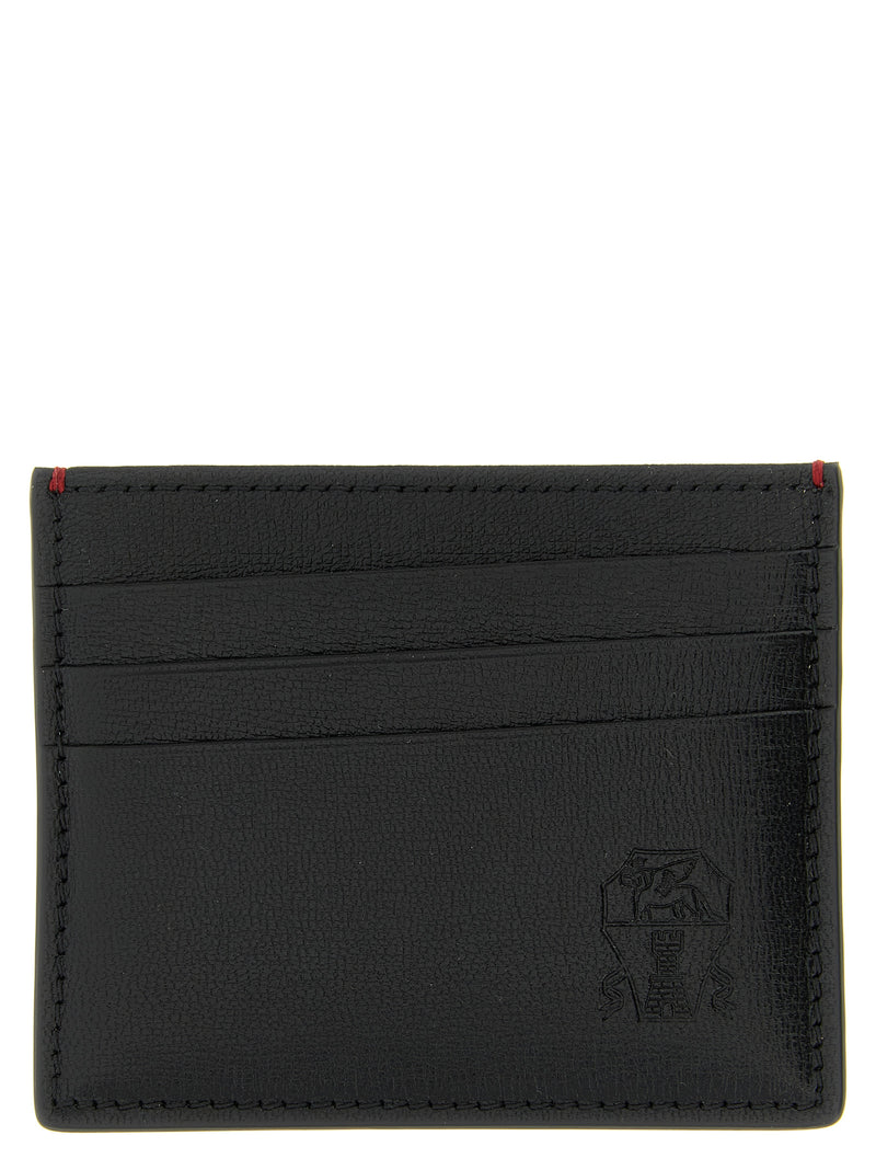 Brunello Cucinelli Heraldic Coat Of Arms Card Holder | Urbalenti™ NYC