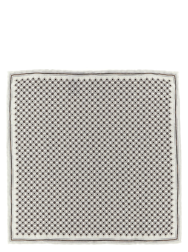 Brunello Cucinelli Brunello Cucinelli Double Face Silk Pocket Clutch Bag