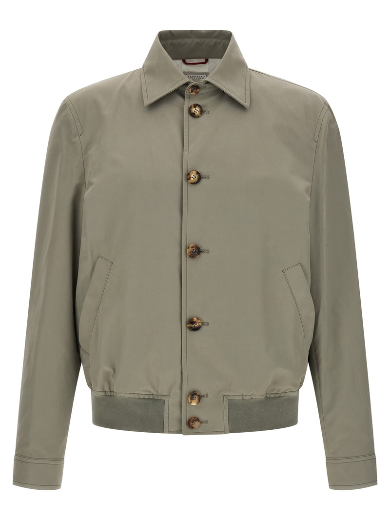 Brunello Cucinelli Cotton Jacket | Urbalenti™ NYC