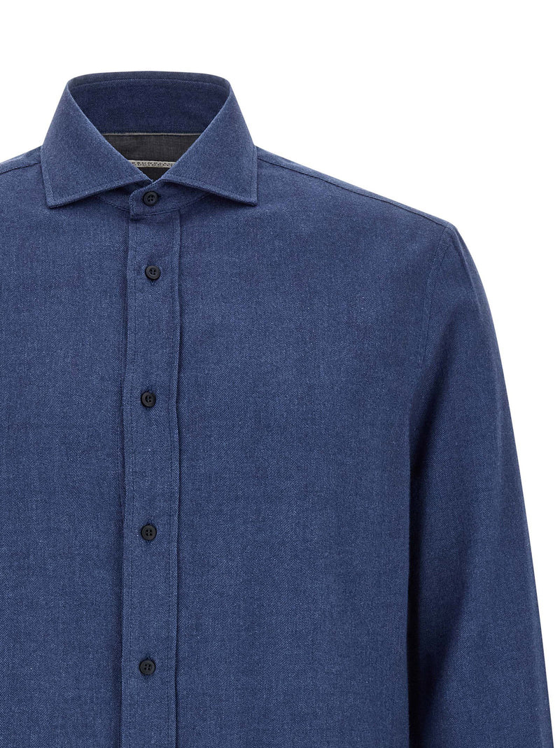 Brunello Cucinelli Brunello Cucinelli Herringbone Shirt
