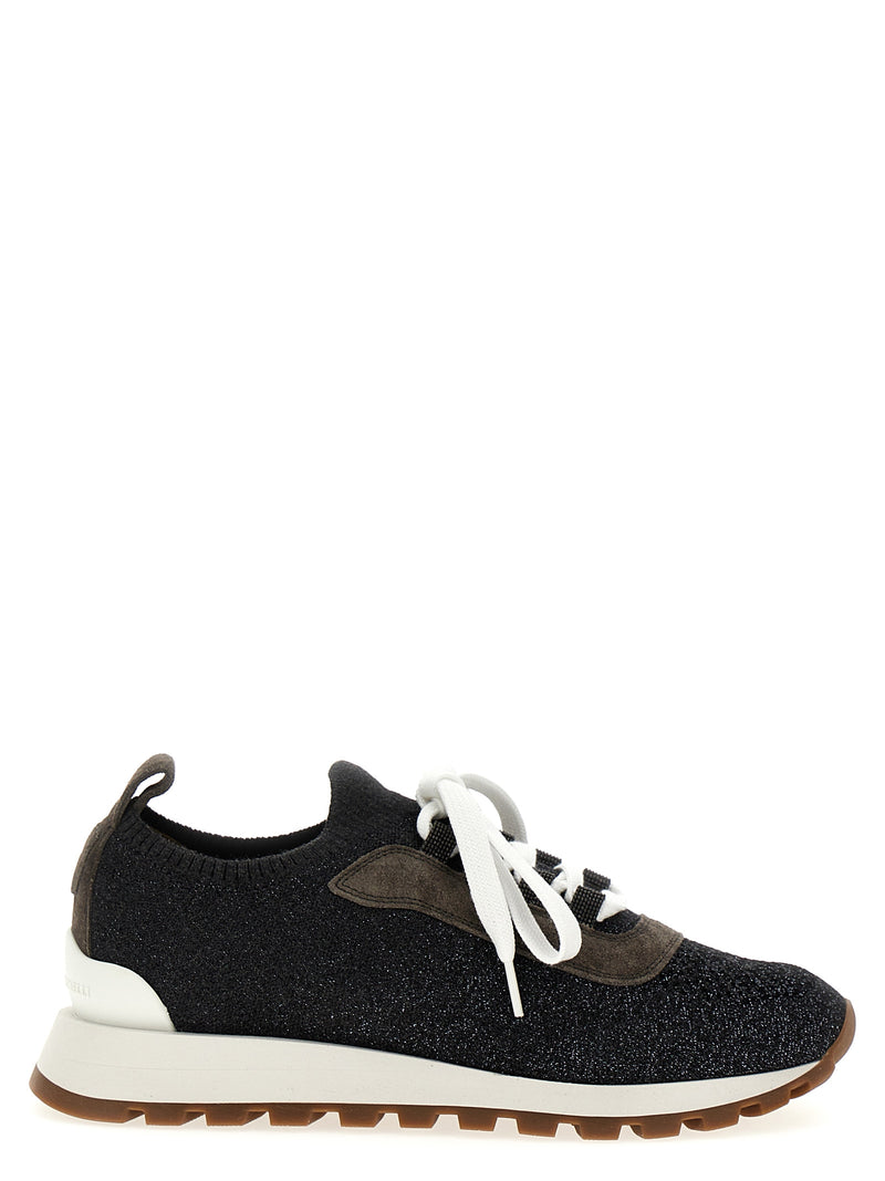 Brunello Cucinelli Lurex Sneakers - Rubber - Style G2490C2355 | Urbalent... | Urbalenti™ NYC