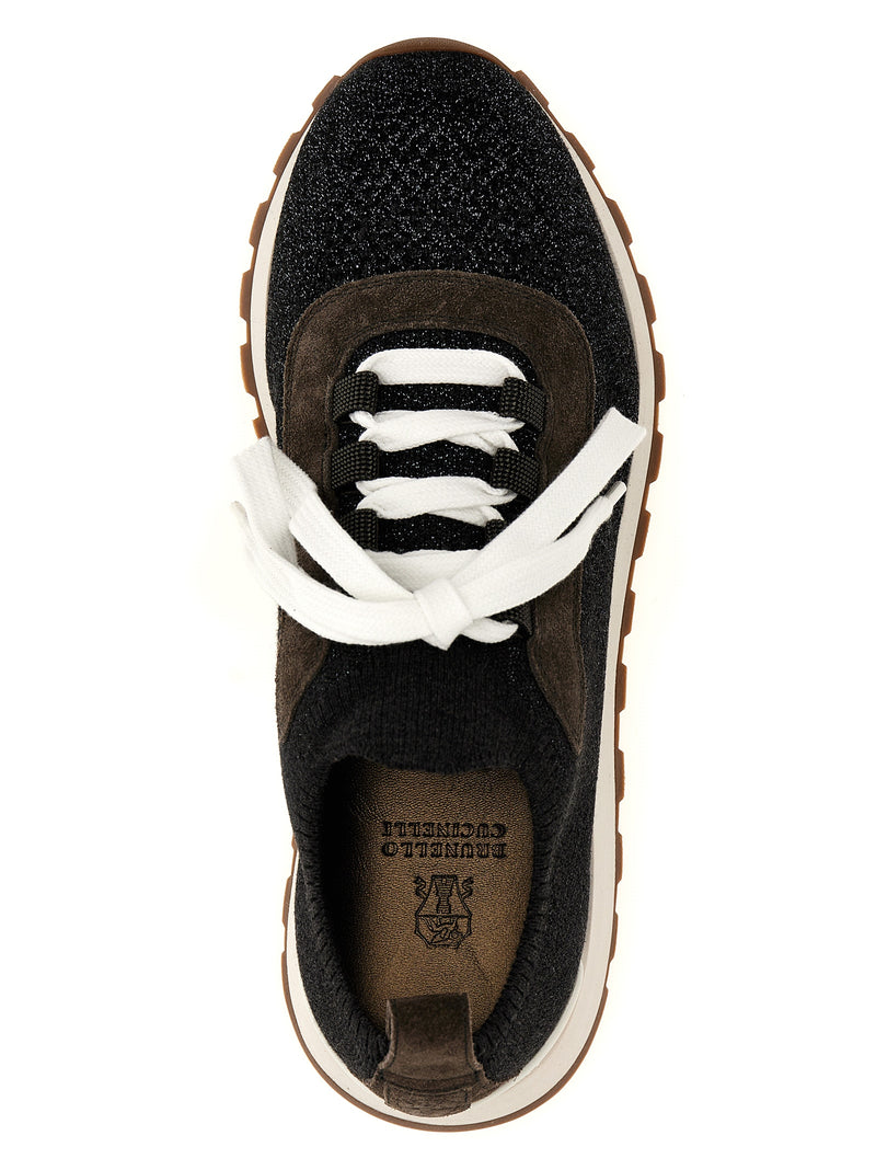 Brunello Cucinelli Lurex Sneakers - Rubber - Style G2490C2355 | Urbalent... | Urbalenti™ NYC