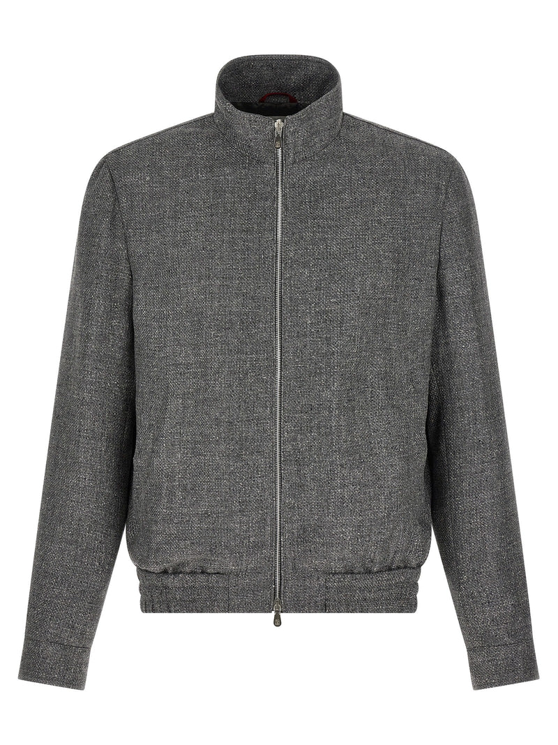Brunello Cucinelli Hopsack Jacket | Urbalenti™ NYC