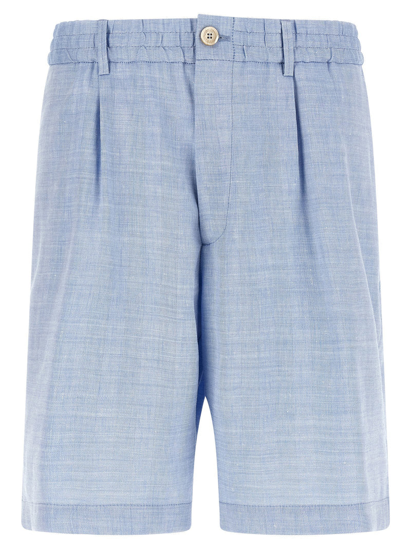 Brunello Cucinelli Brunello Cucinelli Chevron Bermuda Shorts
