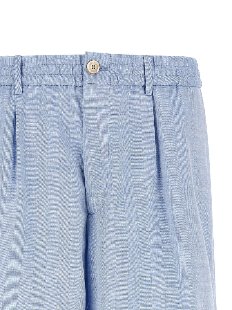 Brunello Cucinelli Brunello Cucinelli Chevron Bermuda Shorts
