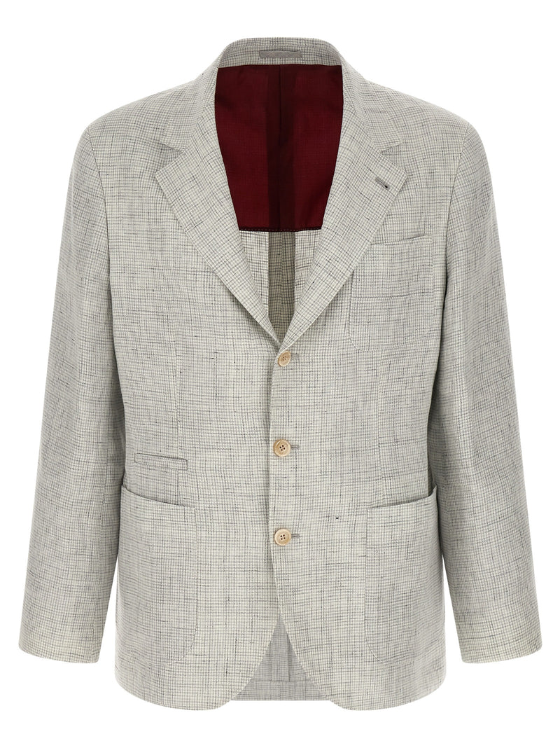 Brunello Cucinelli Brunello Cucinelli Linen Operated Blazer