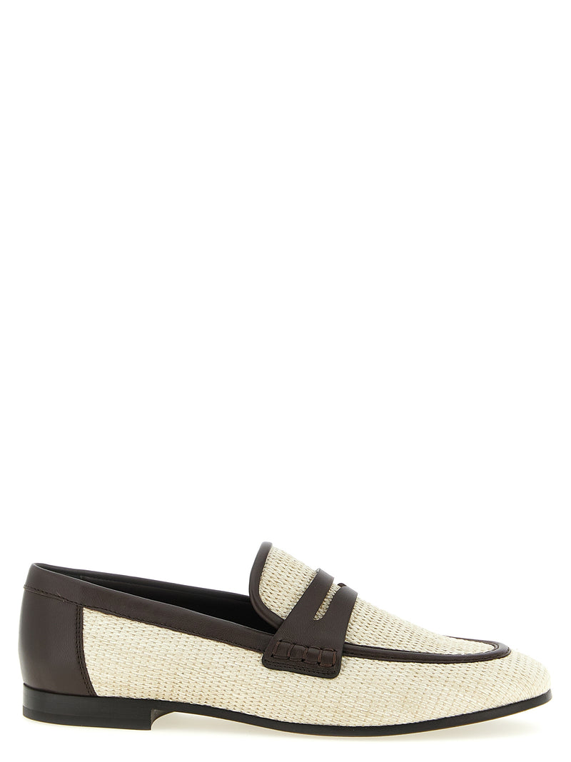 Brunello Cucinelli Raffia Loafers | Urbalenti™ NYC