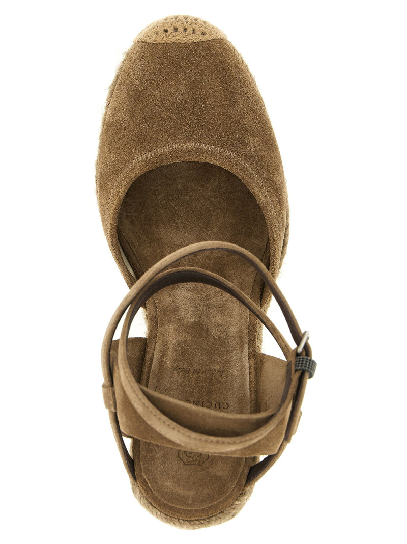 Brunello Cucinelli Precious Loop Espadrilles | URBALENTI™ NYC