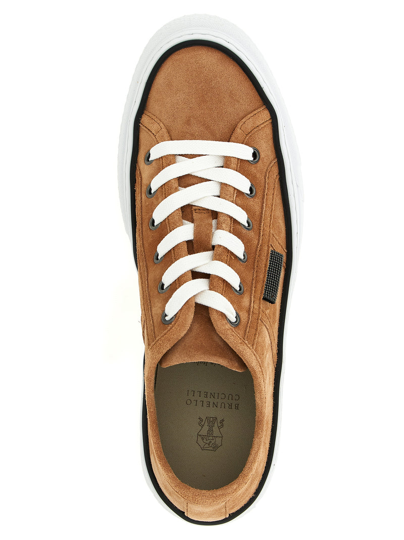 Brunello Cucinelli Brunello Cucinelli Shiny Tab Sneakers