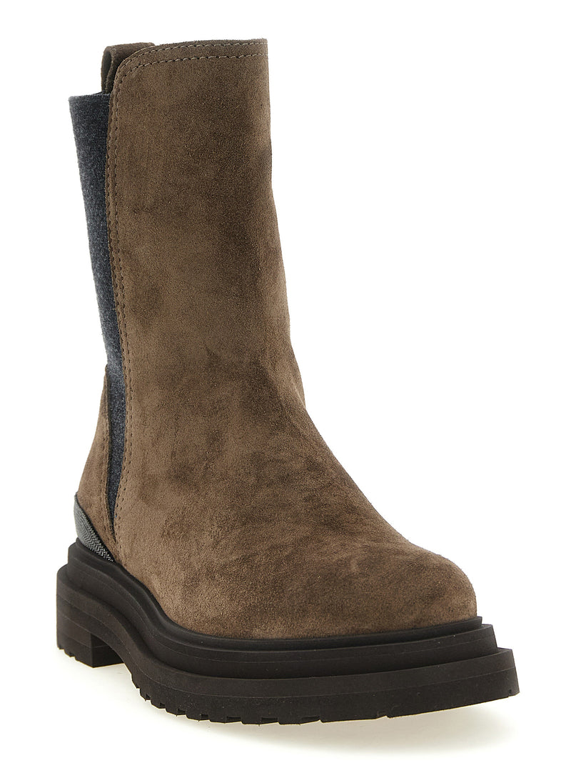Brunello Cucinelli Brunello Cucinelli Precious Detail Ankle Boots