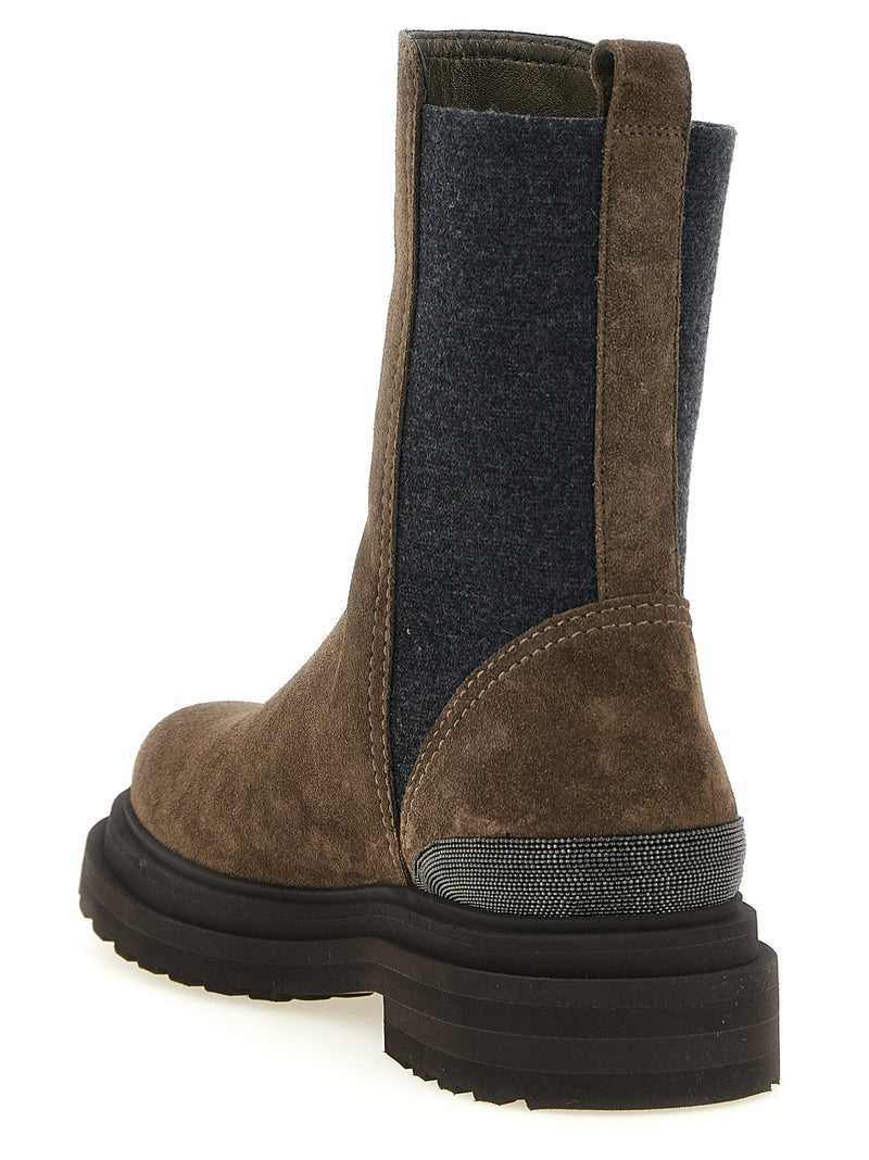 Brunello Cucinelli Brunello Cucinelli Precious Detail Ankle Boots
