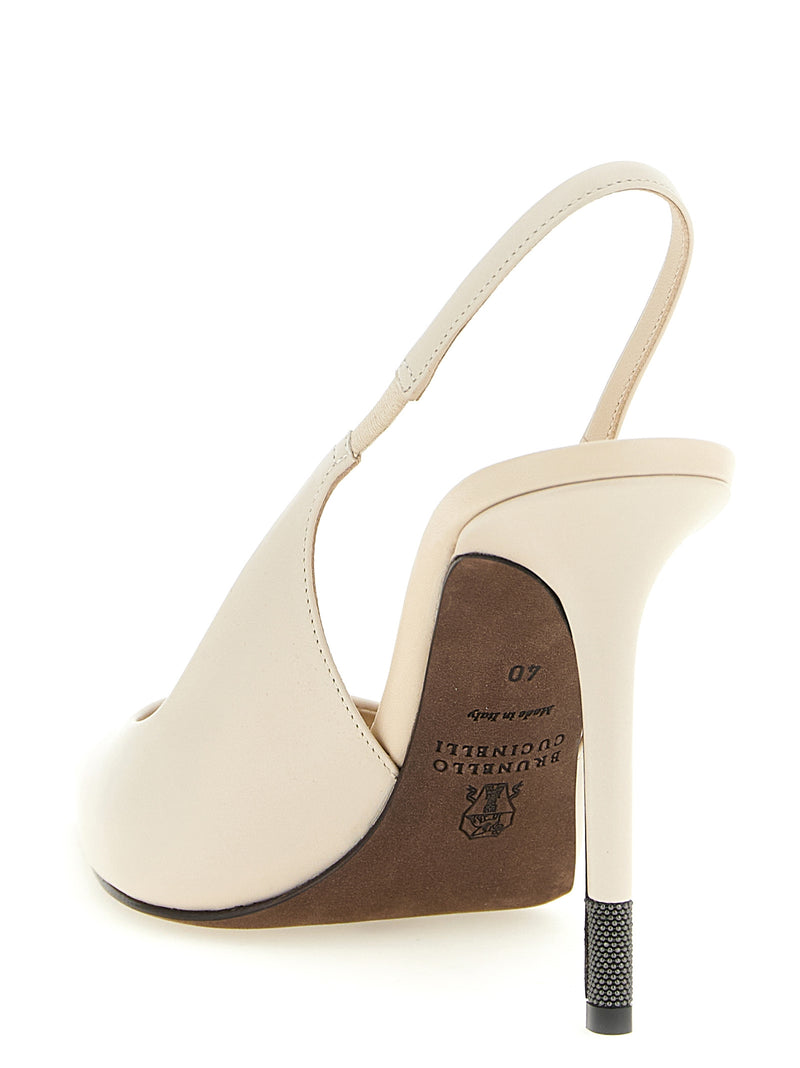 Brunello Cucinelli Brunello Cucinelli Monile Slingbacks