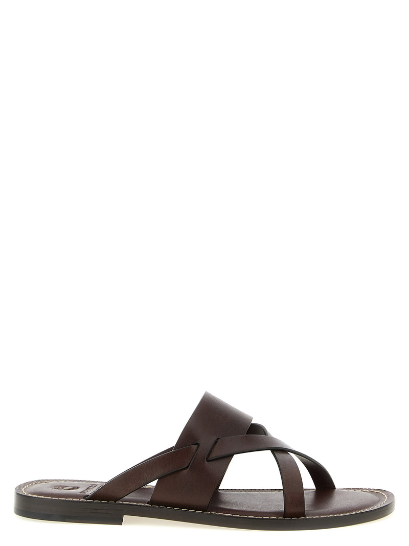 Brunello Cucinelli Brunello Cucinelli Leather Sandals