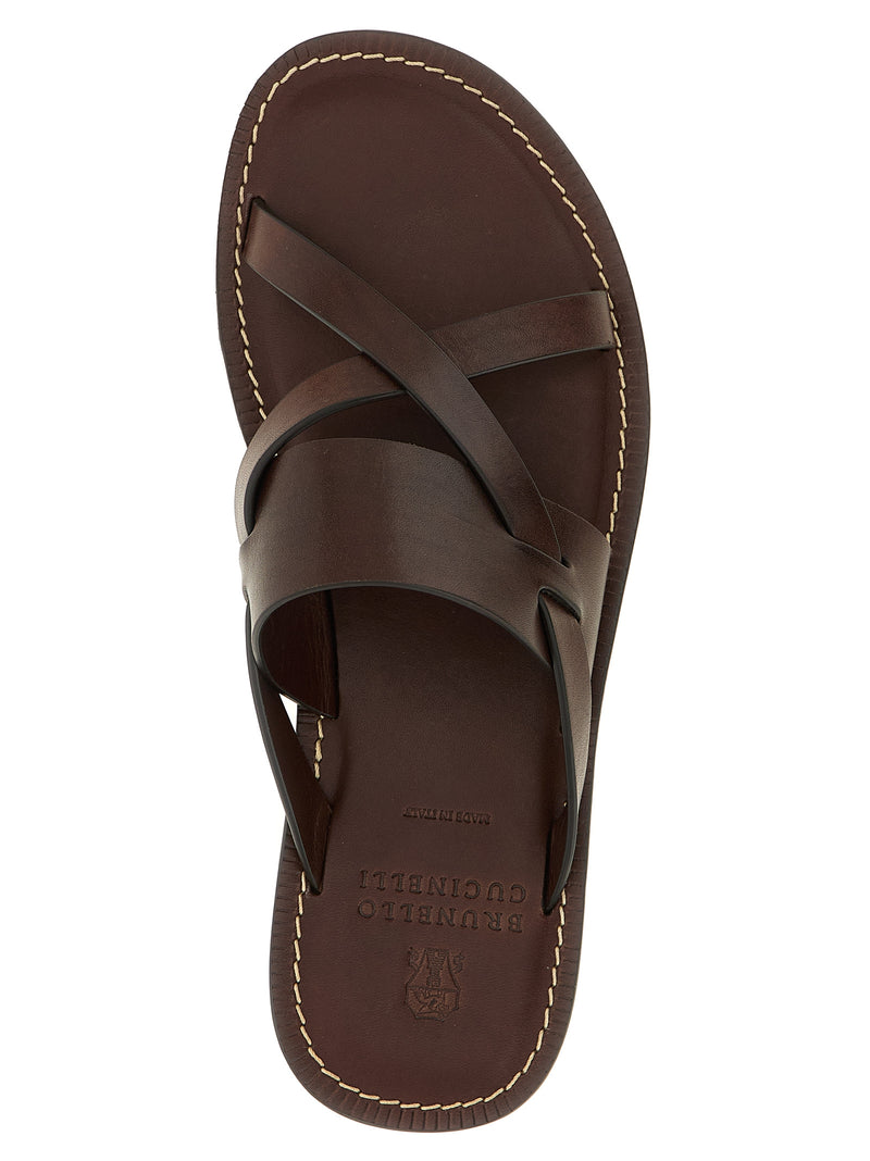 Brunello Cucinelli Brunello Cucinelli Leather Sandals
