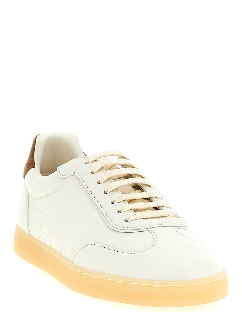 Brunello Cucinelli Leather Sneakers | Urbalenti™ NYC