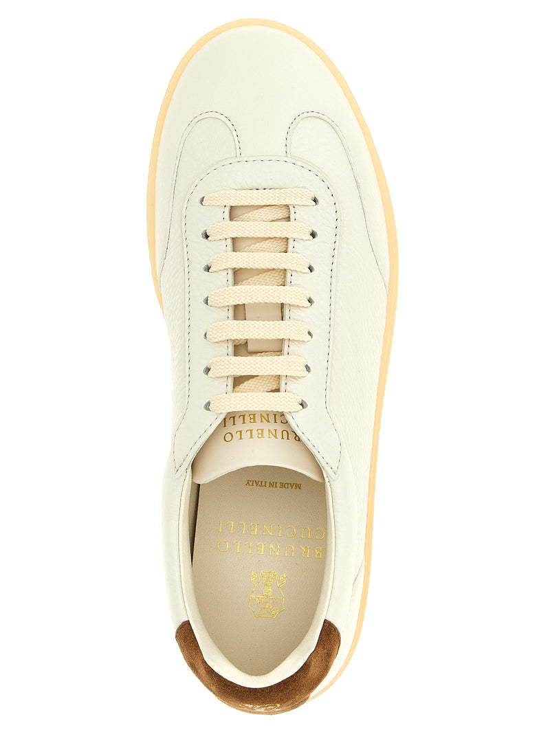 Brunello Cucinelli Leather Sneakers | Urbalenti™ NYC