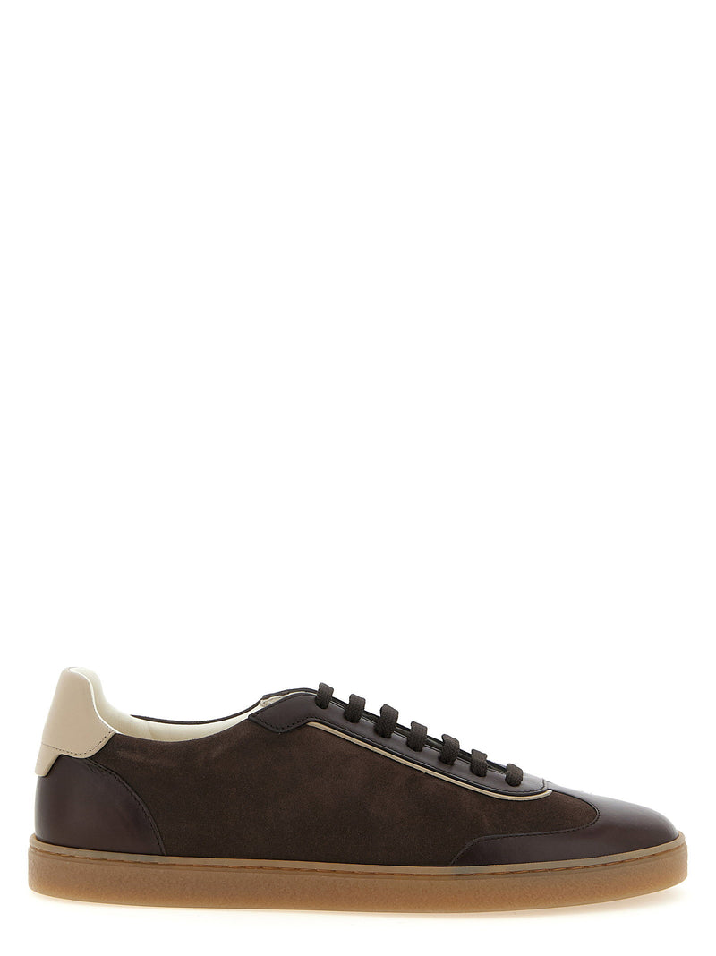 Brunello Cucinelli Brunello Cucinelli Suede And Smooth Calf Sneakers