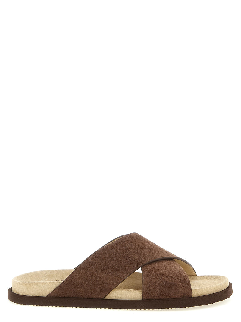 Brunello Cucinelli Crossover Slides | Urbalenti™ NYC