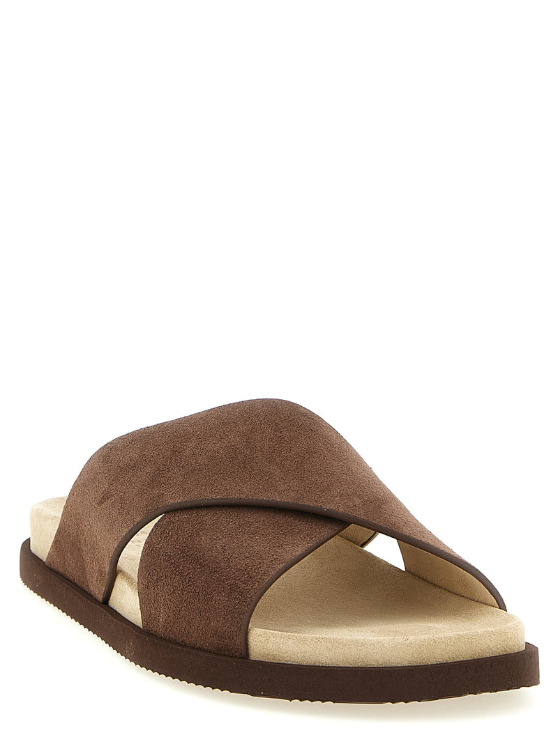 Brunello Cucinelli Crossover Slides | Urbalenti™ NYC