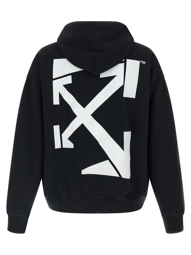 Off White Off White Run Arrow Skate Hoodie