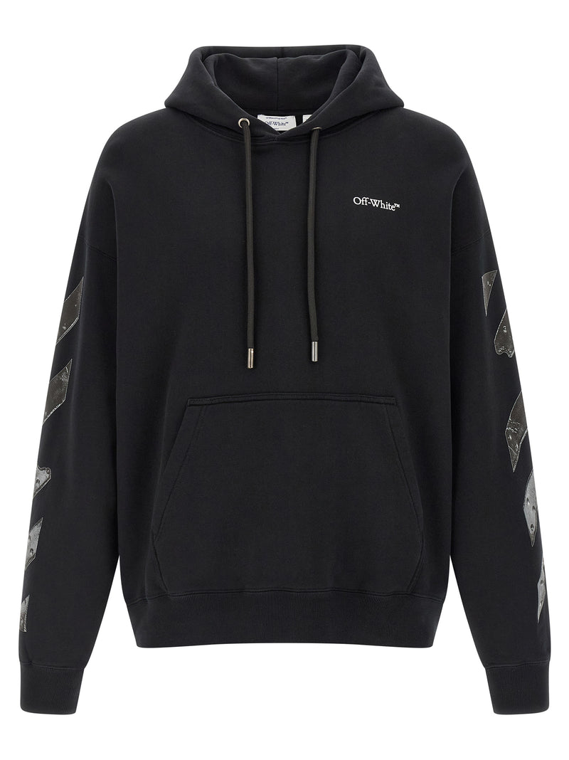 Off White Off White Metal Arrow Skate Hoodie