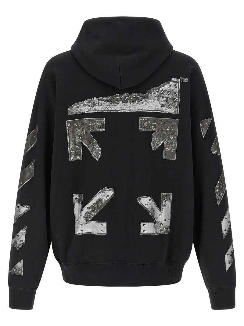 Off White Off White Metal Arrow Skate Hoodie