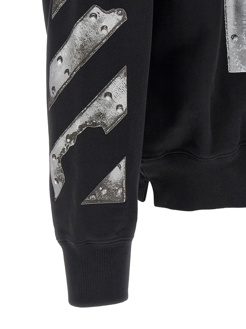 Off White Off White Metal Arrow Skate Hoodie
