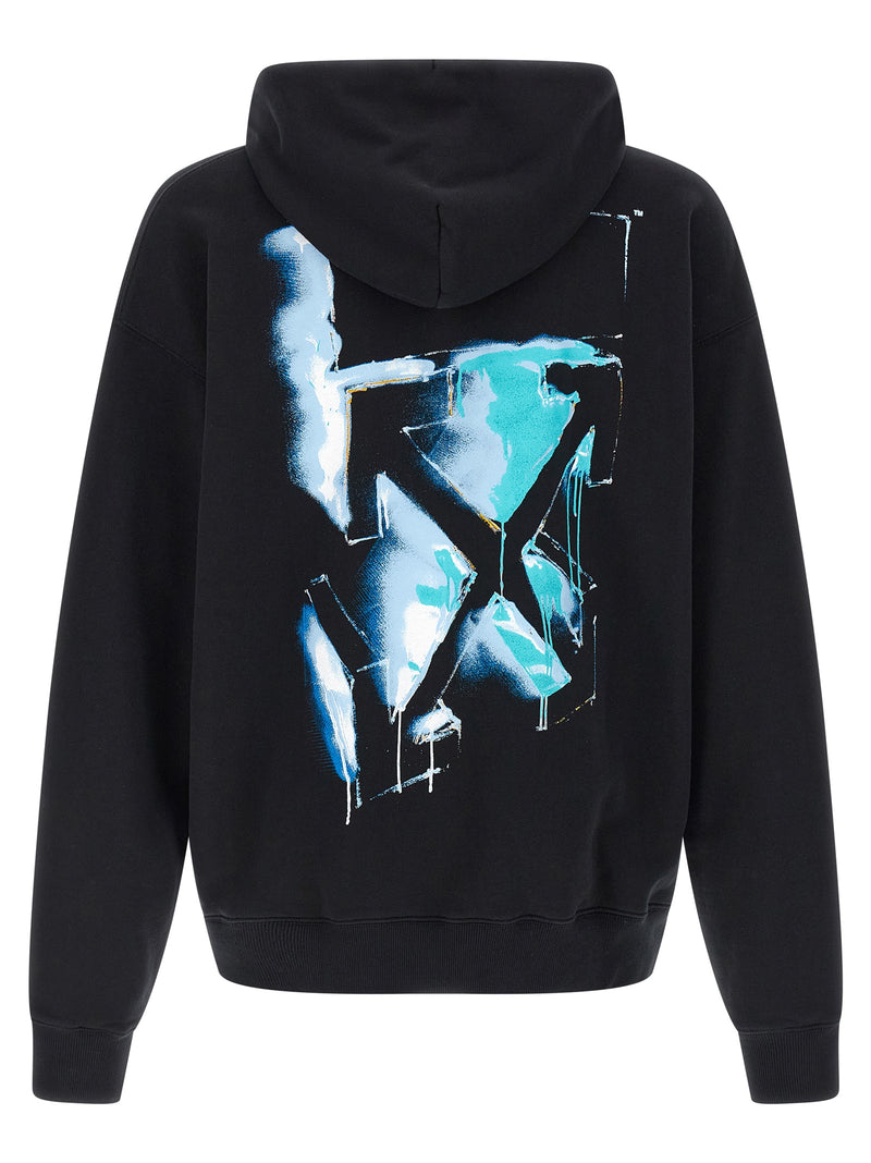Off White Off White 3d Spray Arrow Skate Hoodie