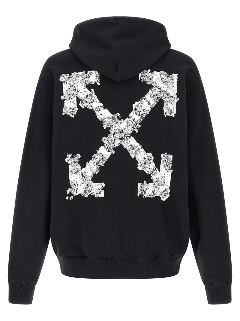 Off White Off White Heraldic Arrow Skate Hoodie