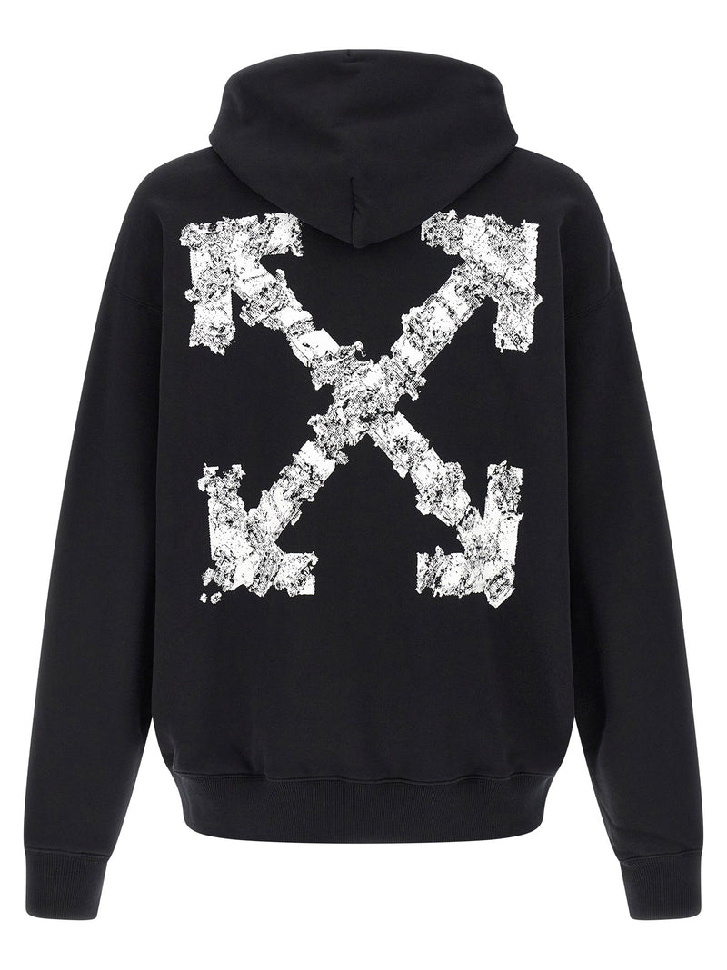Off White Off White Heraldic Arrow Skate Hoodie | URBALENTI™ NYC