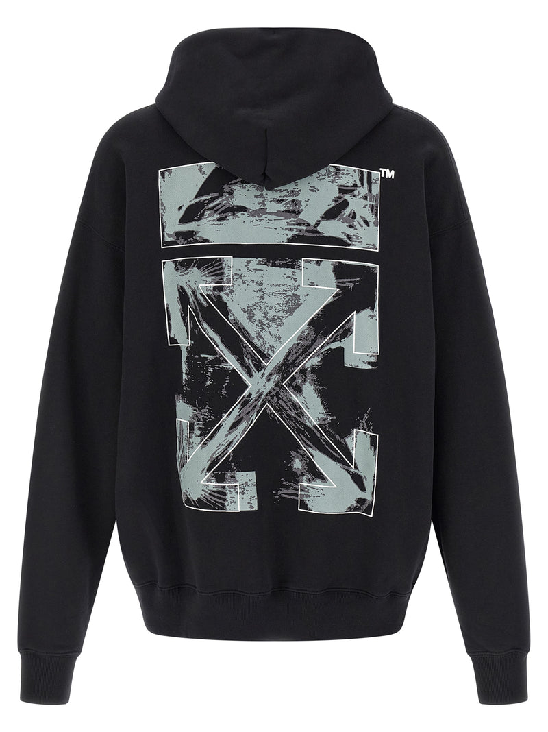 Off White Off White Paint Arrow Skate Hoodie