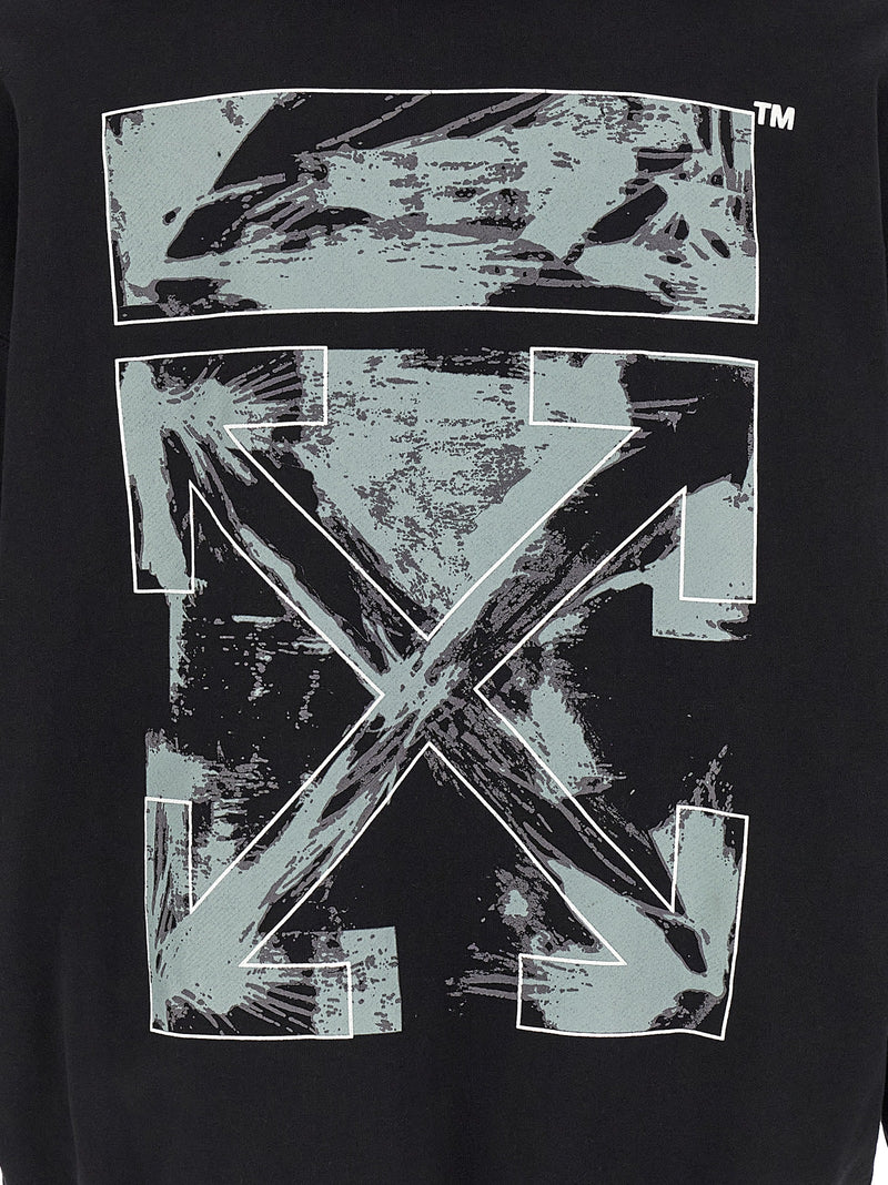 Off White Off White Paint Arrow Skate Hoodie