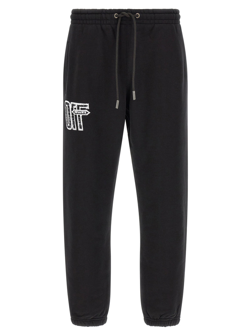 Off White Off White Motion Arrow Cuffed Joggers