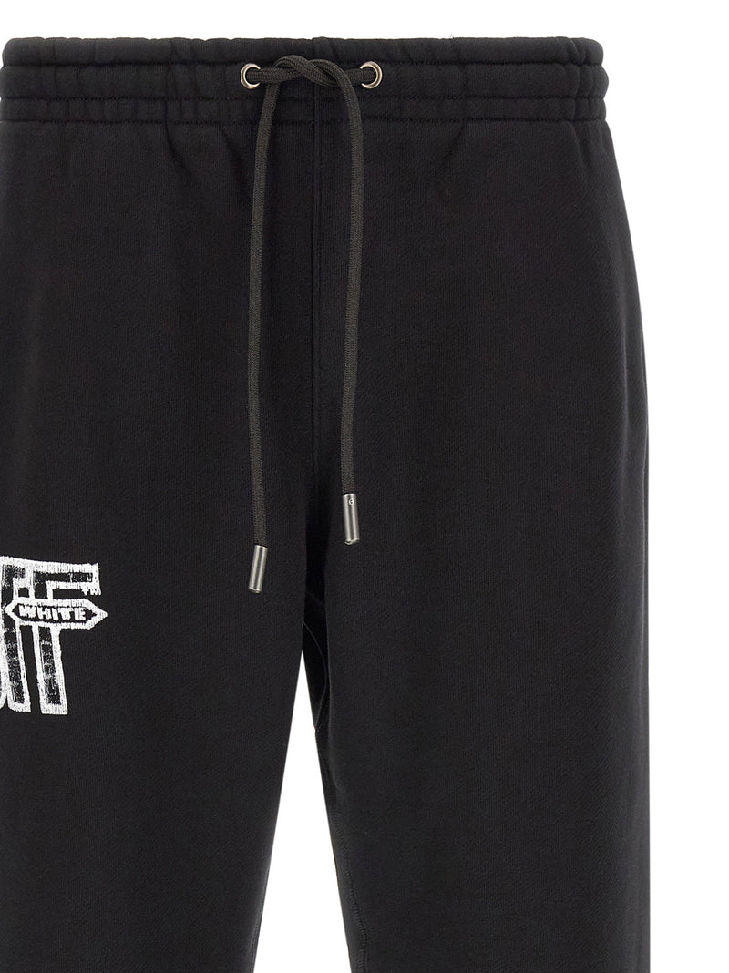 Off White Off White Motion Arrow Cuffed Joggers