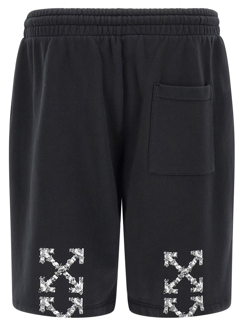 Off White Heraldic Arrow Bermuda Shorts | Urbalenti™ NYC
