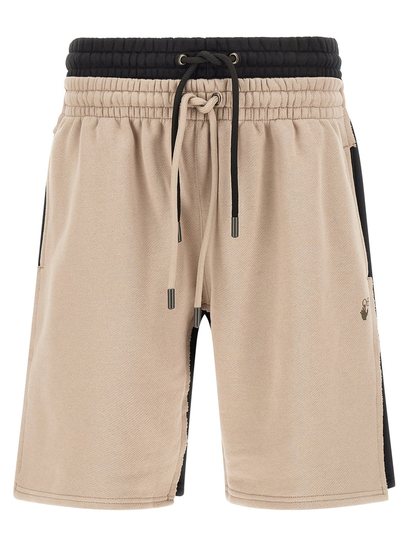 Off White Off White Spices Arrow Overlap Skate Bermuda Shorts