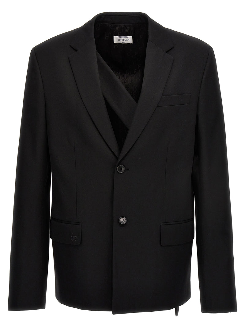 Off White Off White Ow Embroidery Blazer