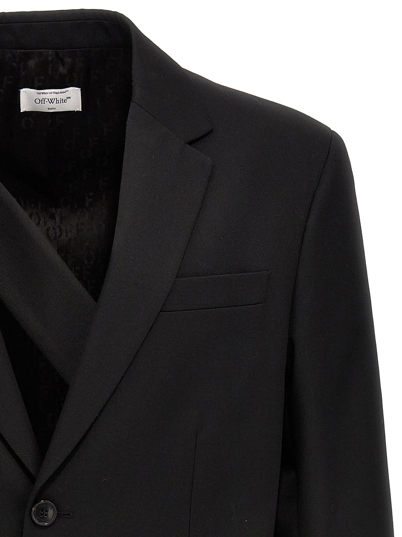 Off White Off White Ow Embroidery Blazer