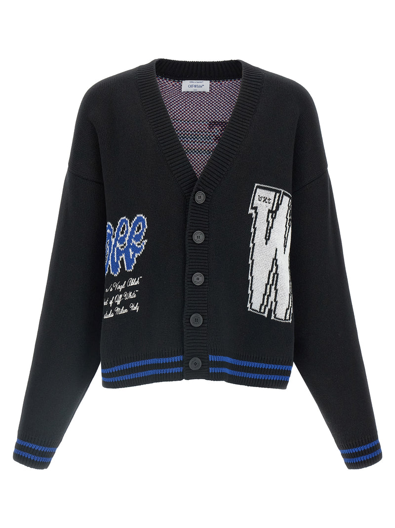 Off White Glide Diag Cardigan | Urbalenti™ NYC