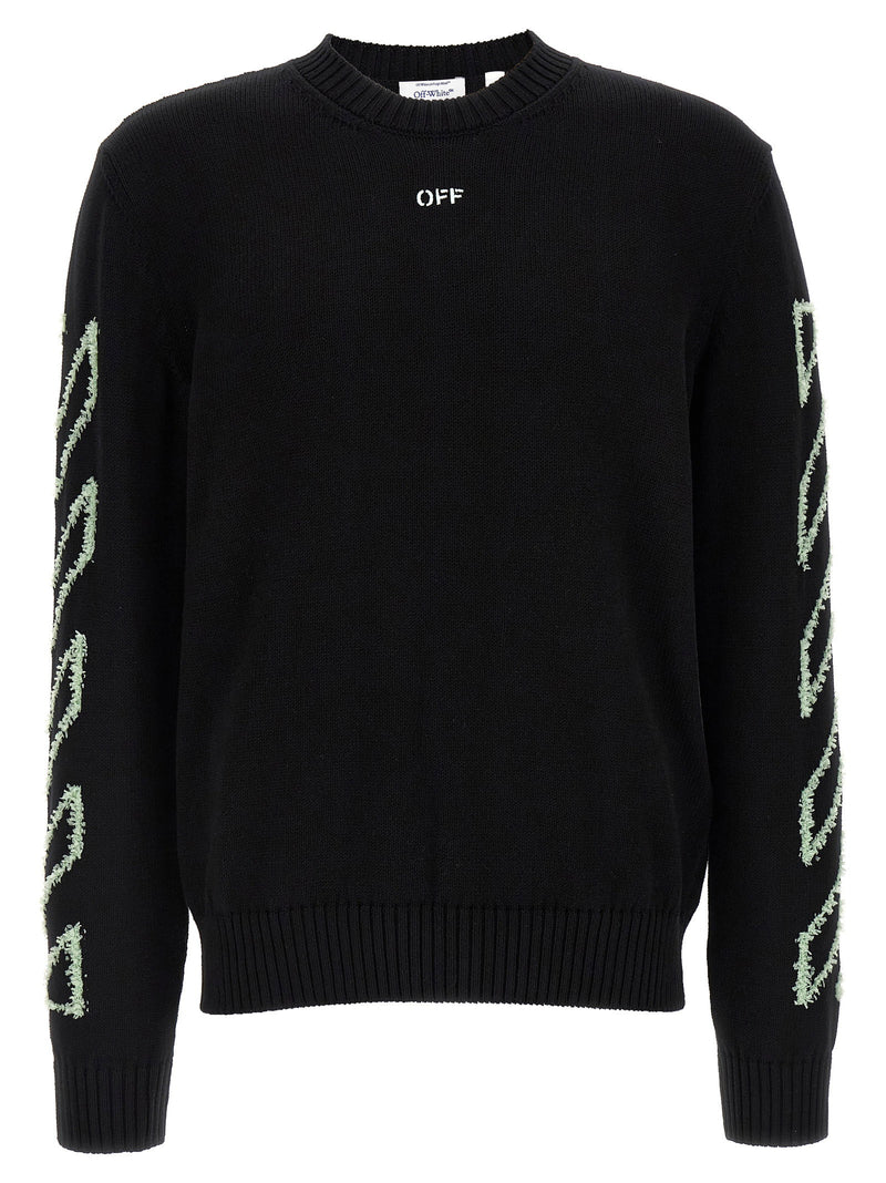 Off White Off White Diag Outline Sweater | URBALENTI™ NYC